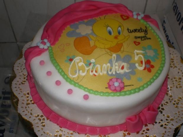 s jedlou oblátkou, torta, Rozprávkové torty, Cukraren Jadranka, 1