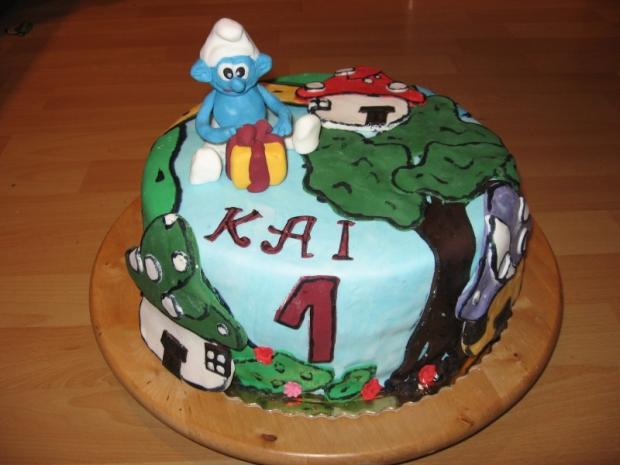 šmolko KAI, torta, Rozprávkové torty šmolko KAI, torta, Rozprávkové torty, dace, 1