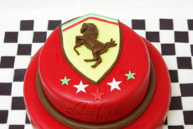 Ferrari detail, torta, Torty autíčka, vláčiky, Lillyyyyyy, 1