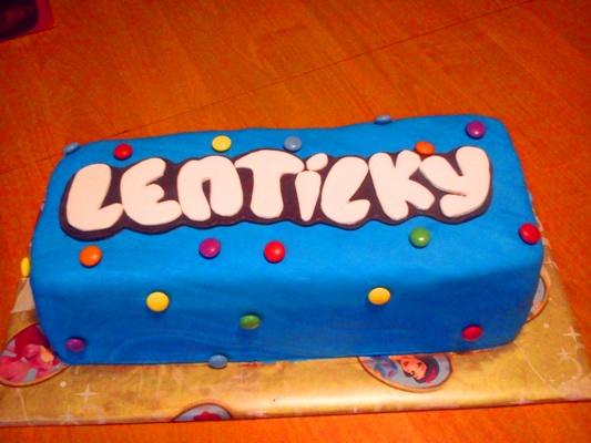 lentilky, torta, Ostané torty pre deti, ta nic ka, 1