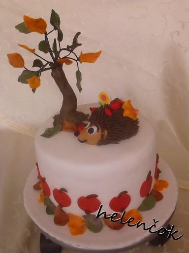 jesenná, torta, Torty so zvieratkami jesenná, torta, Torty so zvieratkami, Helenčok, 1