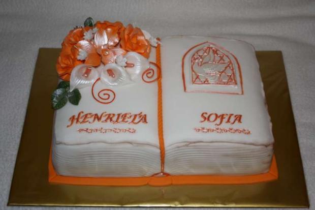 Birmovná kniha, torta, Torty na cirkevné sviatky Birmovná kniha, torta, Torty na cirkevné sviatky, stanula, 1