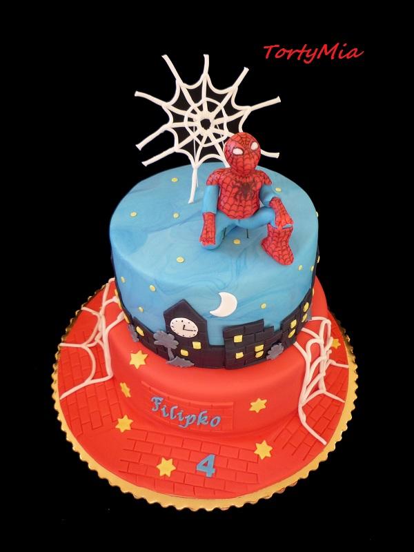 Spiderman, torta, Ostané torty pre deti, TortyMia, 1