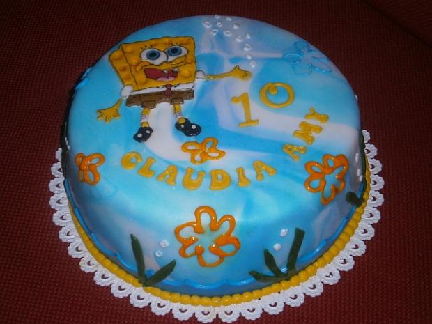 Spongie BOB, torta, Rozprávkové torty, AmikaH, 1