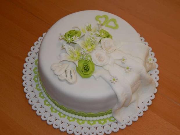 Svadobná jednoduchá, torta, Svadobné torty, Lubka212, 1