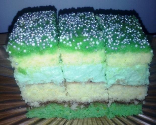 Pistáciové rezy , torta, Zákusky, MartinaO, 1