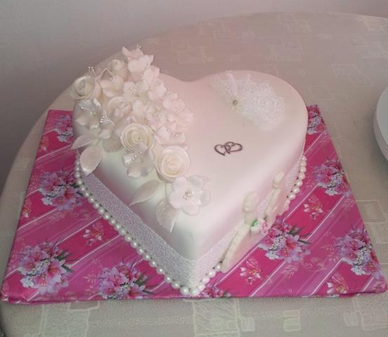 Svadobná, torta, Svadobné torty, milka1957, 1