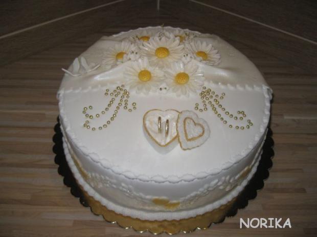 Margaretkova, torta, Svadobné torty, norika, 1
