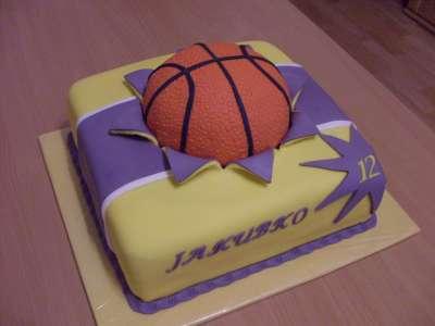 S BASKET LOPTOU, torta, Športové torty S BASKET LOPTOU, torta, Športové torty, Mária Vašová, 1