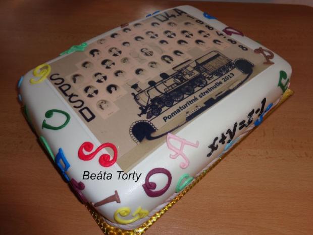 na stretávku s tablom , torta, Torty - škola, stužková na stretávku s tablom , torta, Torty - škola, stužková, sejka, 1