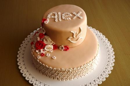 Na birmovku pre ALEXandru :), torta, Torty na cirkevné sviatky, katarina., 1