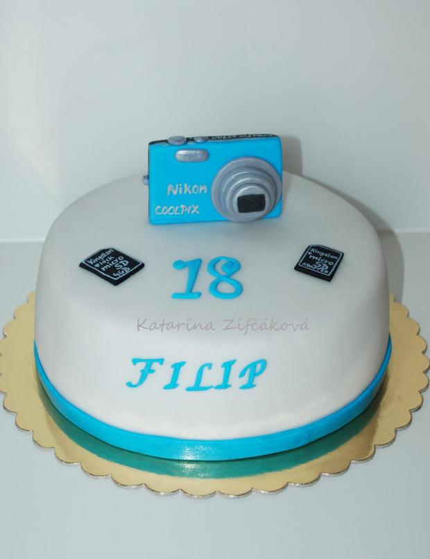 Fotak Nikon coolpix, torta, Narodeninové torty, Katarina139, 1