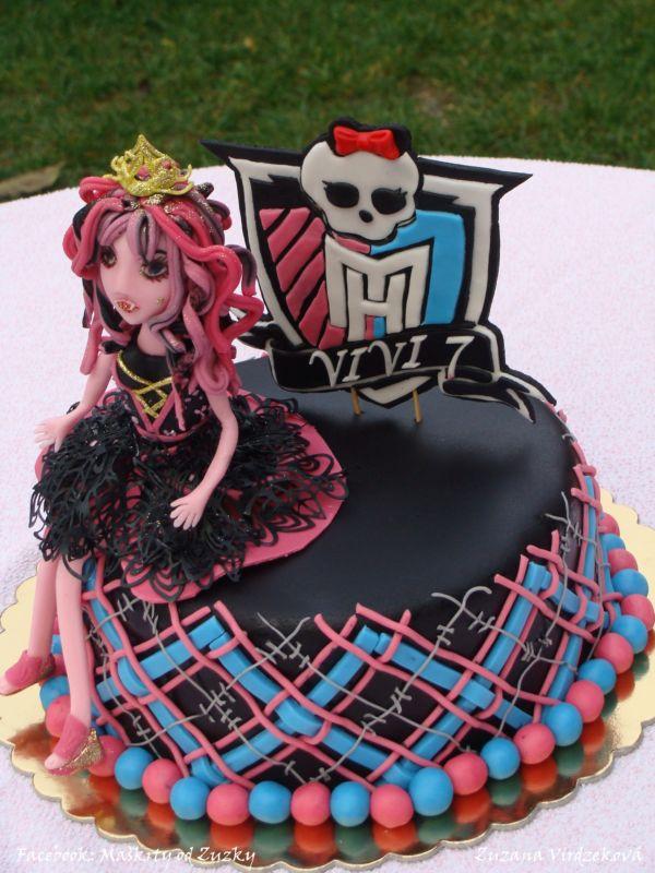 Monster High iný pohľad, torta, Torty pre dievčatá Monster High iný pohľad, torta, Torty pre dievčatá, Zuziv, 1