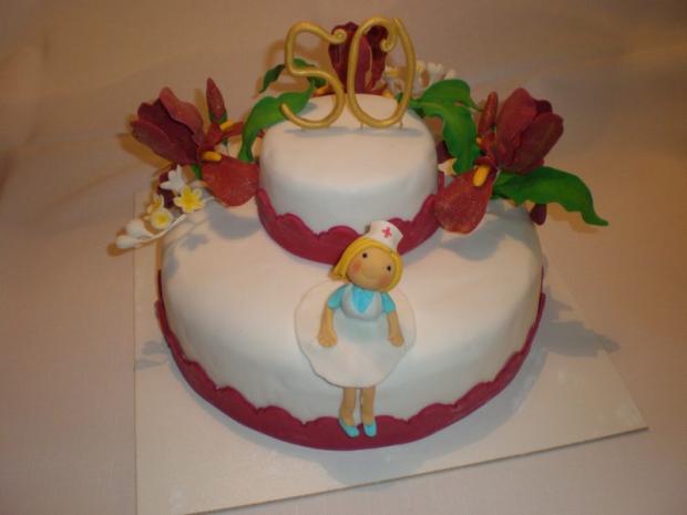 narodeninová pre zdravotnú sestričku, torta, Narodeninové torty narodeninová pre zdravotnú sestričku, torta, Narodeninové torty, luluhs, 1
