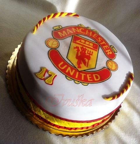 Manchester United, torta, Športové torty Manchester United, torta, Športové torty, likerik, 1