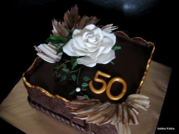 Čokoládová k zlatej svadbe, torta, Svadobné torty Čokoládová k zlatej svadbe, torta, Svadobné torty, babka Katka, 1