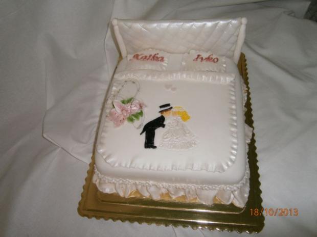 svadobná posteľ podľa želania, torta, Svadobné torty svadobná posteľ podľa želania, torta, Svadobné torty, zana79, 1