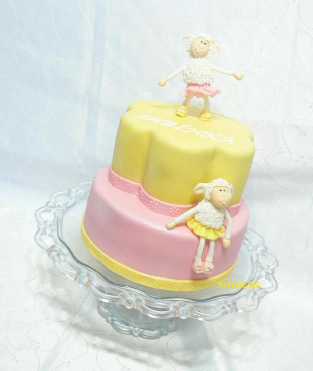 S tancujúcou ovečkou :), torta, Torty pre dievčatá S tancujúcou ovečkou :), torta, Torty pre dievčatá, simasa, 1