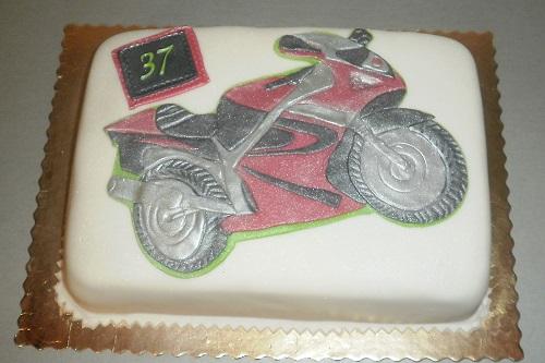 Motorka, torta, Športové torty, mianc, 1