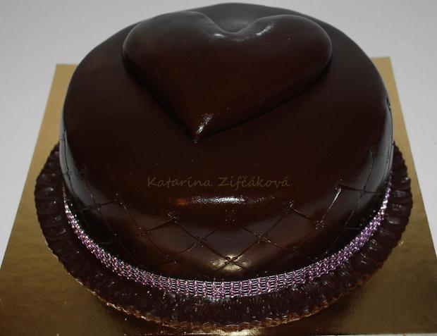 jednoducho čokoládová... so srdiečkom, torta, Čokoládové torty jednoducho čokoládová... so srdiečkom, torta, Čokoládové torty, Katarina139, 1