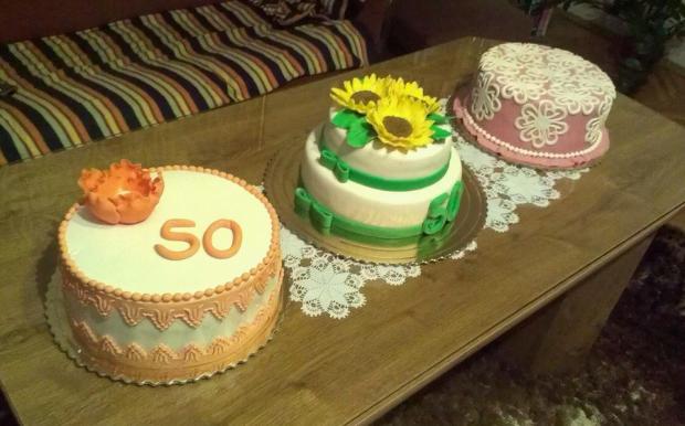 trio na 50tku, torta, Narodeninové torty trio na 50tku, torta, Narodeninové torty, atinafh, 1