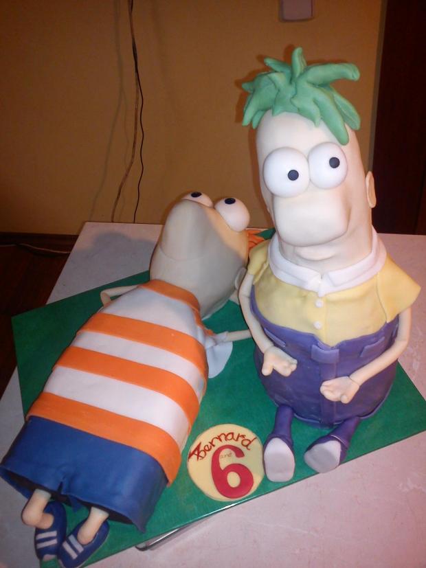 Phineas a Ferb, torta, Rozprávkové torty, Ditulka, 1