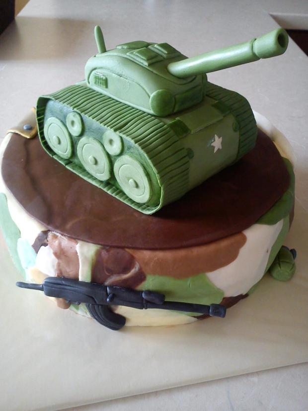 vojenská, torta, Narodeninové torty, Ditulka, 1