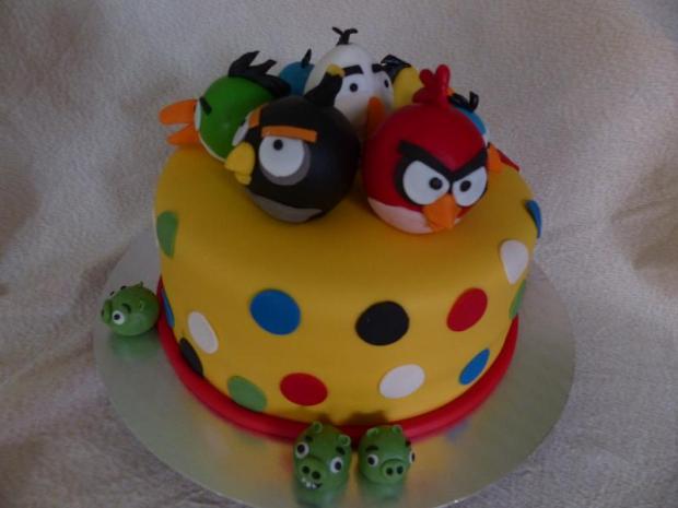 angry-birds, torta, Ostané torty pre deti angry-birds, torta, Ostané torty pre deti, Anna Š., 1