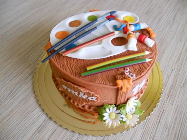 Pre maliarku, torta, Narodeninové torty, iveta02, 1