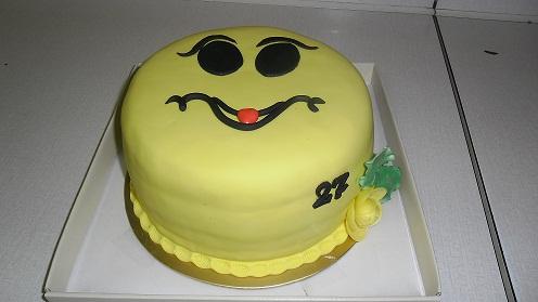 smajlík, torta, Narodeninové torty, Ivka29, 1