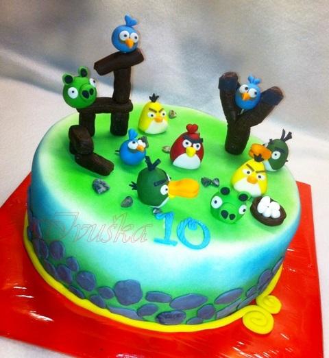 Angry Birds 2, torta, Ostané torty pre deti Angry Birds 2, torta, Ostané torty pre deti, likerik, 1