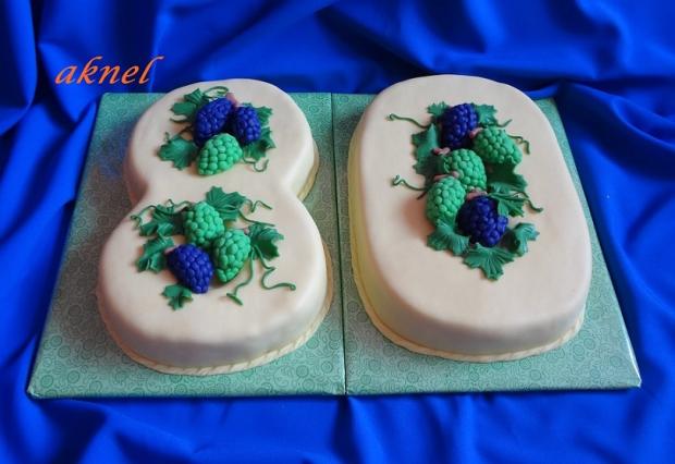 80 s hrozny, torta, Narodeninové torty 80 s hrozny, torta, Narodeninové torty, aknel, 1