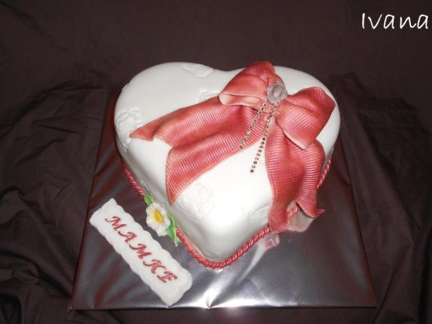 Srdiečko, torta, Narodeninové torty, Ivana111111, 1