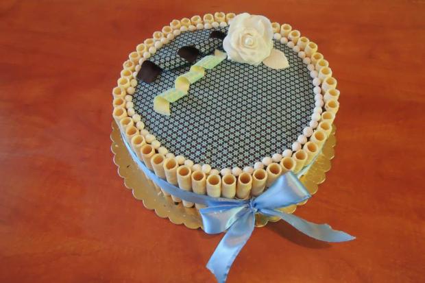 s chokotransferom, torta, Narodeninové torty, ds081005, 1