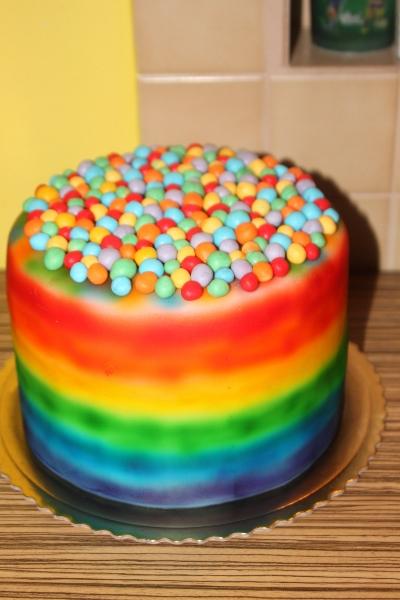 Dúhovááá, torta, Netradičné torty, blanche335, 1