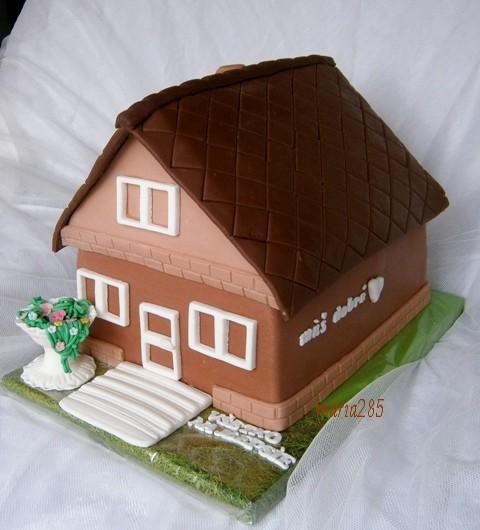 domček, torta, Narodeninové torty domček, torta, Narodeninové torty, maria285, 1