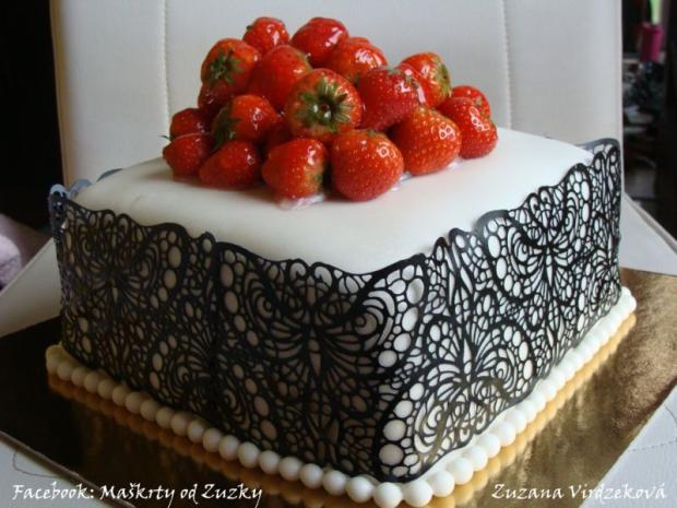 jednoduchá na meniny, torta, Narodeninové torty, Zuziv, 1