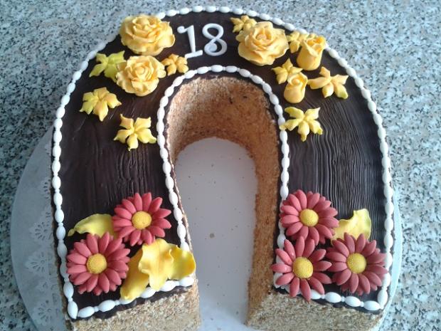 šťastná 18-tka, torta, Narodeninové torty šťastná 18-tka, torta, Narodeninové torty, Alois, 1