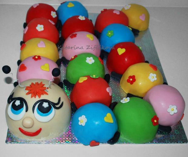 Stonožka, torta, Ostané torty pre deti Stonožka, torta, Ostané torty pre deti, Katarina139, 1