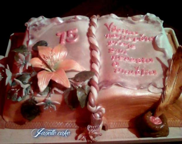 K 75 arodeninám, torta, Narodeninové torty, janette0207, 1