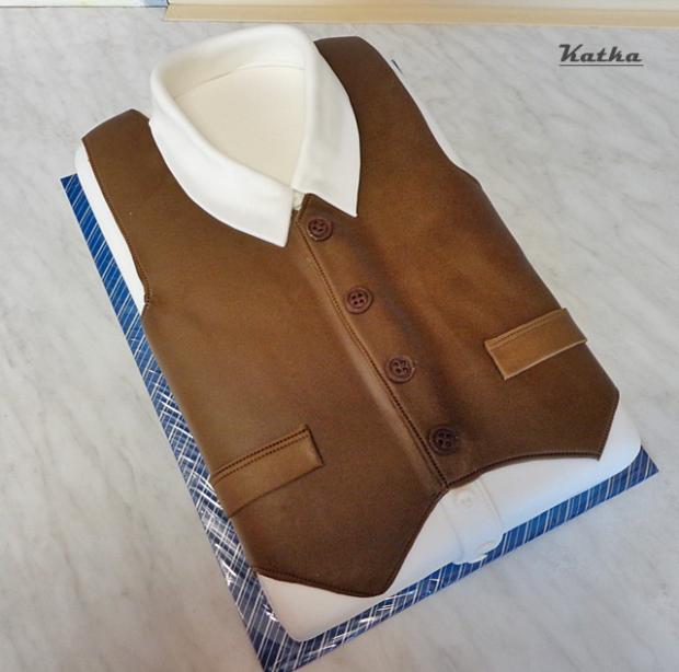košeľa, torta, Narodeninové torty košeľa, torta, Narodeninové torty, Katka Ozsvaldova, 1