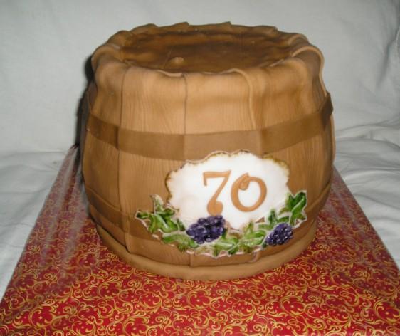narodeninová 70, torta, Narodeninové torty, macaba18, 1