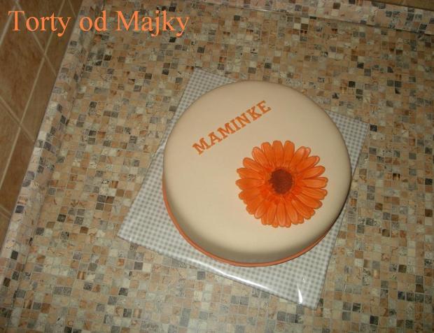 S gerberou, torta, Narodeninové torty, drobecek, 1