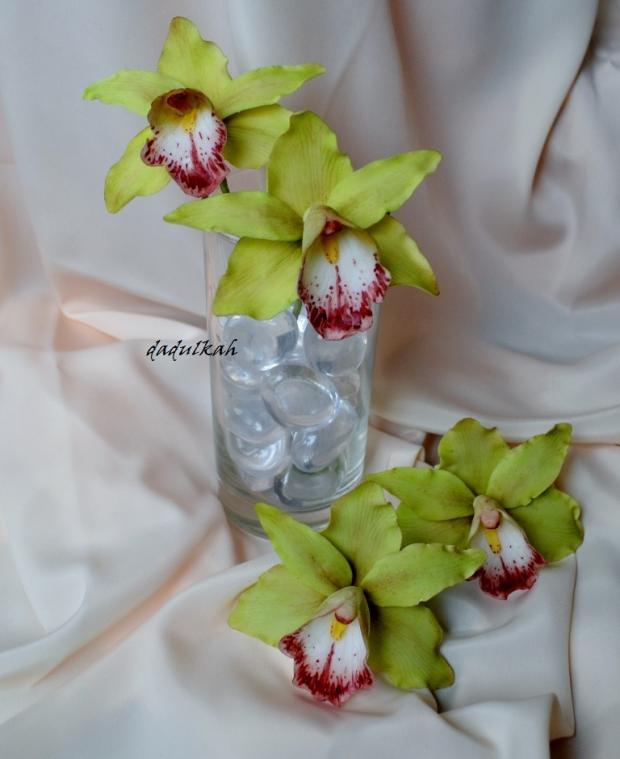 Orchidky, torta, Ozdoby na torty Orchidky, torta, Ozdoby na torty, dadulkah, 1