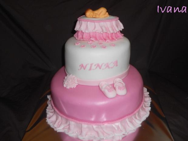 Krstiny Ninka, torta, Torty na cirkevné sviatky Krstiny Ninka, torta, Torty na cirkevné sviatky, Ivana111111, 1