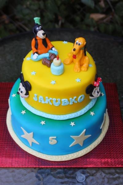 Goofy, Pluto, Mickey a Minnie, torta, Rozprávkové torty Goofy, Pluto, Mickey a Minnie, torta, Rozprávkové torty, blanche335, 1
