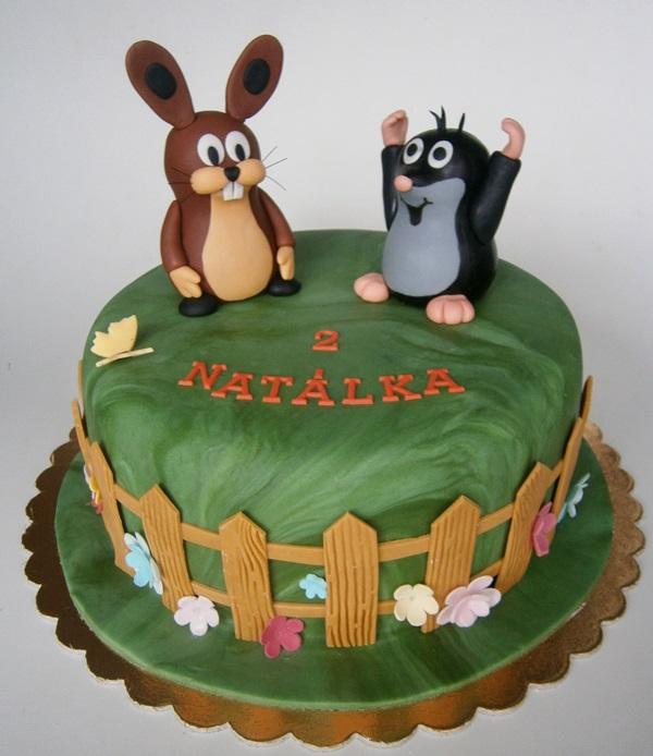 Krtko a Zajko, torta, Rozprávkové torty Krtko a Zajko, torta, Rozprávkové torty, KatkaRF, 1
