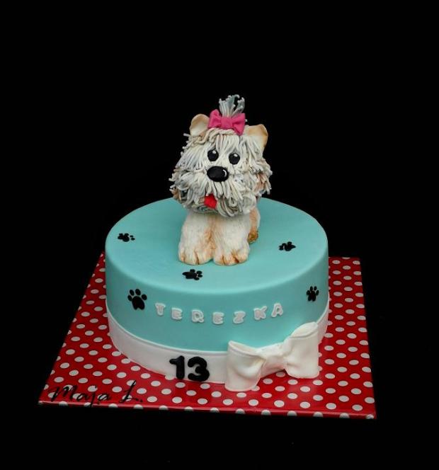 s yorkshirom, torta, Torty so zvieratkami s yorkshirom, torta, Torty so zvieratkami, mayaL30, 1