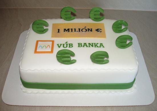 VUB Banka, torta, Netradičné torty, zabinka, 1