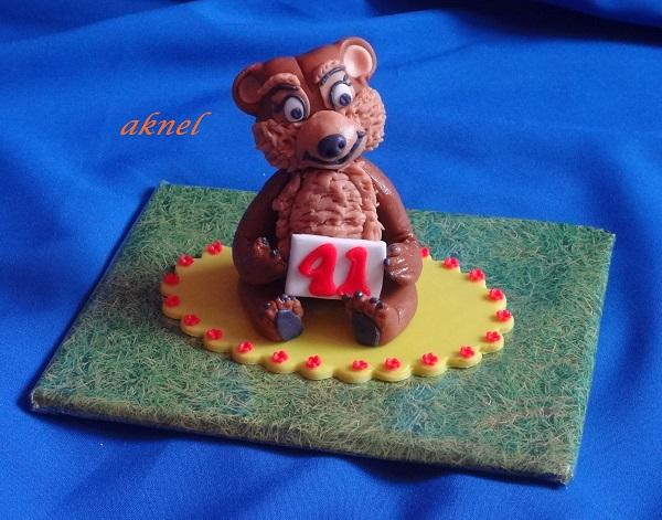 medvídek, torta, Ozdoby na torty medvídek, torta, Ozdoby na torty, aknel, 1